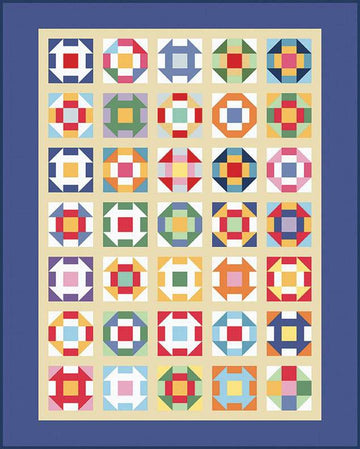 SALE Five - Seven Quilt PATTERN P205 - American Jane Patterns - Riley Blake Designs - INSTRUCTIONS Only - Fat Quarter Friendly