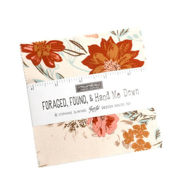 Foraged, Found & Hand Me Down Charm Pack 5" Stacker Bundle 45630PP - Moda Fabrics - 42-Piece Precut  - Quilting Cotton Fabric