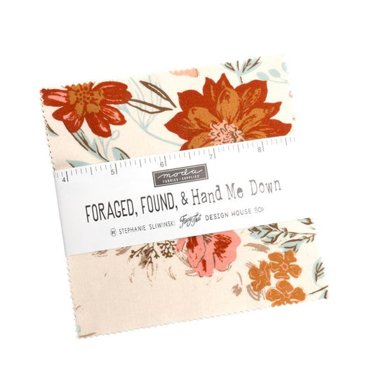Foraged, Found & Hand Me Down Charm Pack 5" Stacker Bundle 45630PP - Moda Fabrics - 42-Piece Precut  - Quilting Cotton Fabric