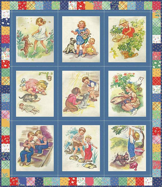 Plain and Simple Panel Quilt PATTERN P205 by American Jane Patterns - Riley Blake Designs - INSTRUCTIONS Only - 5" Stacker Friendly