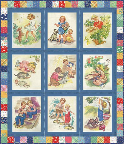 Plain and Simple Panel Quilt PATTERN P205 by American Jane Patterns - Riley Blake Designs - INSTRUCTIONS Only - 5" Stacker Friendly