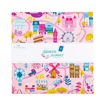 SALE The Genesis of a Journey 10" Stacker Bundle - Riley Blake Designs - 42-Piece Precut  - Quilting Cotton Fabric