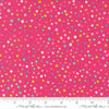 Image of Pick Me Little Dot Polka Dots Petunia quilting cotton fabric by Me and My Sister Designs for Moda Fabrics. Features dots on a pink background. Cute Little Fabric Shop