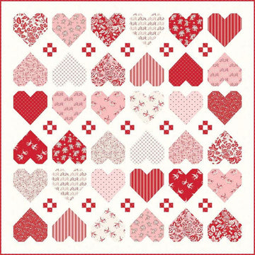 DEAL Heartwarming Quilt KT-16980 - Riley Blake Designs - Box Quilt Kit Pattern - Letters to Cupid - Quilting Cotton Fabric