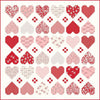 SALE Heartwarming Quilt PATTERN P180 - Wendy Sheppard - Riley Blake Designs - INSTRUCTIONS Only - 10" Stacker Friendly