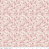 Image of Letters to Cupid Ditsy Floral Cream quilting cotton fabric by My Mind's Eye for Riley Blake Designs. Features flowers on a cream background. Cute Little Fabric Shop