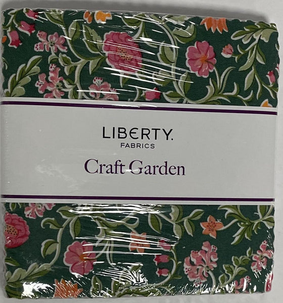 Craft Garden 5" Stacker Charm Pack Bundle - Riley Blake - Liberty Fabrics - 42 Piece Precut Pre cut - Quilting Cotton Fabric
