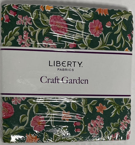 Craft Garden 5" Stacker Charm Pack Bundle - Riley Blake - Liberty Fabrics - 42 Piece Precut Pre cut - Quilting Cotton Fabric
