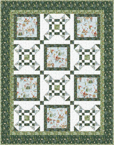 SALE Patches Across Quilt PATTERN P236 by Bound To Be Quilting - Riley Blake Design - INSTRUCTIONS Only - Confident Beginner