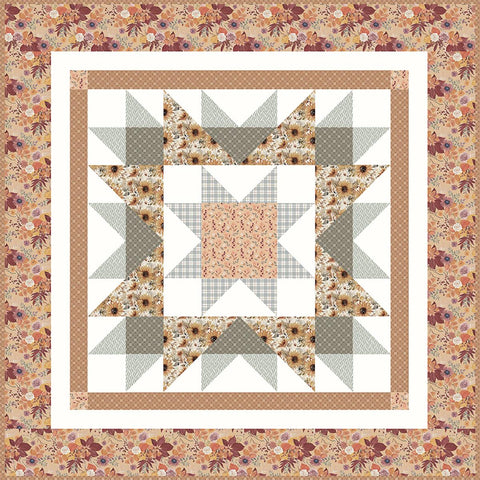 SALE Evening Star Table Topper Quilt Kit by Modern Prairie KT-16741 - Riley Blake - Box Pattern Fabric - Quilting Cotton