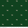 Image of Plaid-Venture Club Pointers Forest quilting cotton fabric by by the RBD Designers for Riley Blake Designs. Features dogs on a green background. Cute Little Fabric Shop