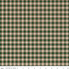 Image of Plaid-Venture Club Scout Forest quilting cotton fabric by by the RBD Designers for Riley Blake Designs. Features plaid on a tan background. Cute Little Fabric Shop