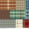 Image of Plaid-Venture Club Plaids Cheater Print quilting cotton fabric by by the RBD Designers for Riley Blake Designs. Features plaid on a multicolored background. Cute Little Fabric Shop