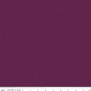 Image of Poparazzi Sangria quilting cotton fabric by The RBD Designers for Riley Blake Designs. Features squares on a purple background. Cute Little Fabric Shop