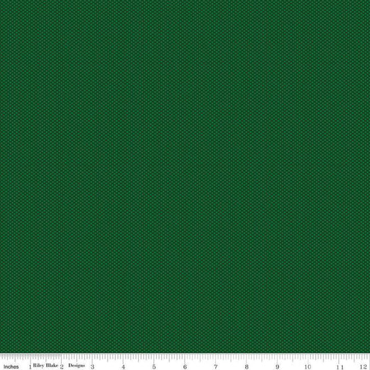 Image of Poparazzi Christmas Green quilting cotton fabric by The RBD Designers for Riley Blake Designs. Features squares on a green background. Cute Little Fabric Shop