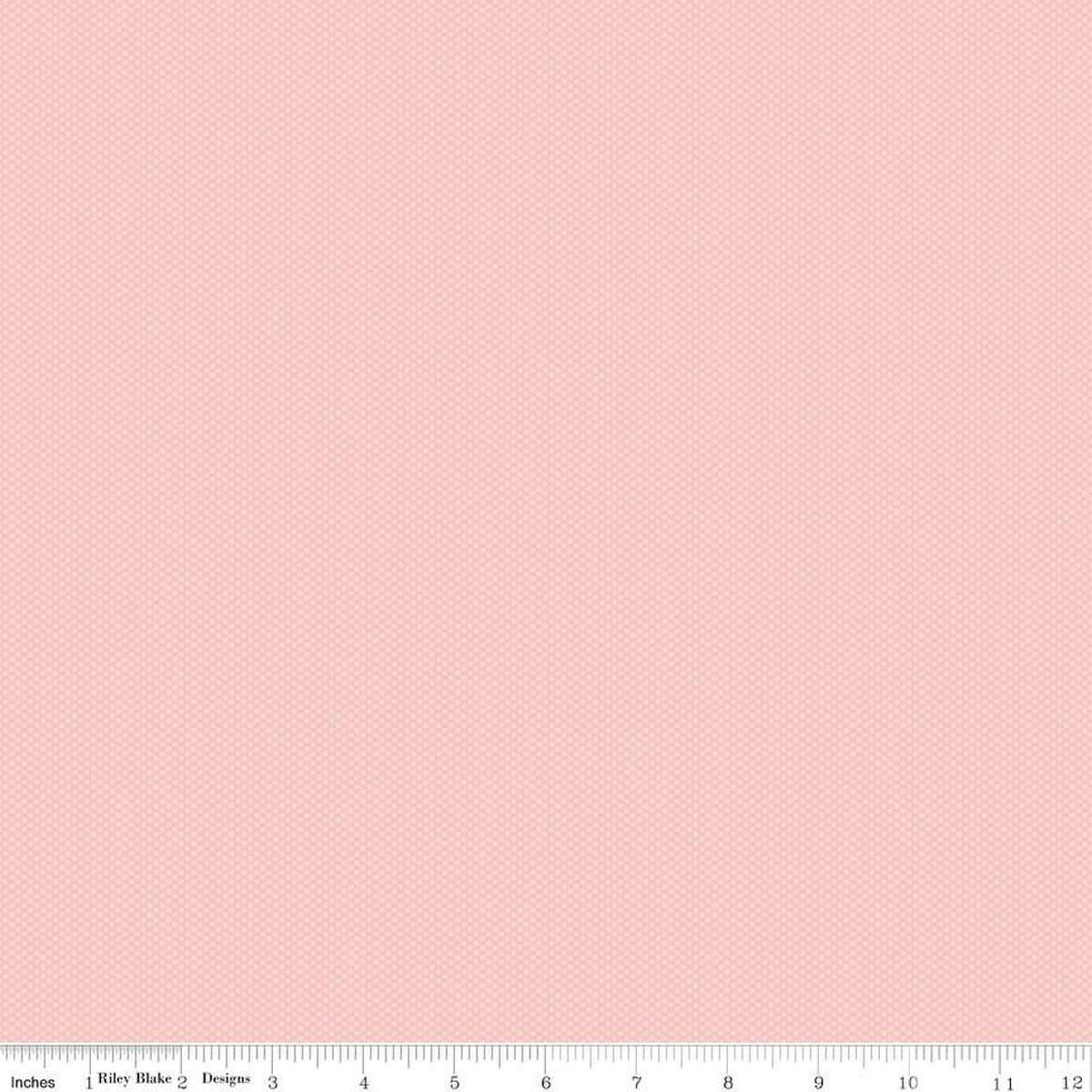 Image of Poparazzi Frosting quilting cotton fabric by The RBD Designers for Riley Blake Designs. Features squares on a pink background. Cute Little Fabric Shop
