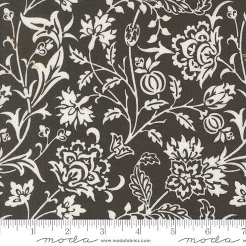 3 Yard Cut - Agatha Road WIDE BACK 108032 Midnight - Moda Fabrics - 107/108" Wide - Floral Flowers - Quilting Cotton Fabric