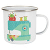 SALE Lori Holt Vintage Happy Enamel Tin Mug ST-14746 - Riley Blake Designs - Sewing Machine - Holds 20 ounces - Hand Wash
