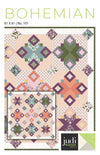 SALE Bohemain Quilt PATTERN P004 - Judi Madsen - Riley Blake Designs - INSTRUCTIONS Only - Pieced Star Blocks