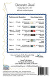 Decorator Jewel Quilt PATTERN P236 - Bound To Be Quilting - Riley Blake Design - INSTRUCTIONS Only - Confident Beginner