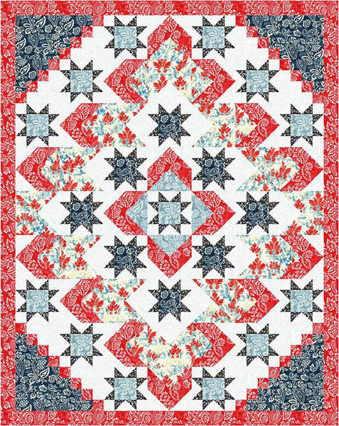 SALE Decorator Jewel Quilt PATTERN P236 by Bound To Be Quilting - Riley Blake Design - INSTRUCTIONS Only - Confident Beginner