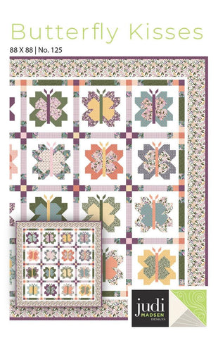 Butterfly Kisses Quilt PATTERN P004 by Judi Madsen - Riley Blake Designs - INSTRUCTIONS Only - Confident Beginner