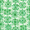 Image of Spirit of Ireland Shamrock Clusters White quilting cotton fabric by Morris Creative Group for QT Fabrics. Features clovers on a white background. Cute Little Fabric Shop