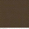 Image of Morning Latte Tile Espresso quilting cotton fabric by Sandy Gervais for Riley Blake Designs. Features geometric designs on a brown background. Cute Little Fabric Shop