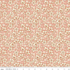 Image of Morning Latte Tonal Floral Pink quilting cotton fabric by Sandy Gervais for Riley Blake Designs. Features flowers on a pink background. Cute Little Fabric Shop