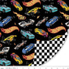 Double Lush Velvet Hot Wheels Made to Race LV16804 - Riley Blake Designs - Double Sided Plush - No Fray - Official Licensed Product