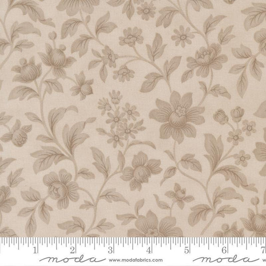 3-Yard Cut - SALE Ambiance WIDEBACK 108037 Silver - Moda Fabrics - 108" - Floral Flowers - Quilting Cotton Fabric