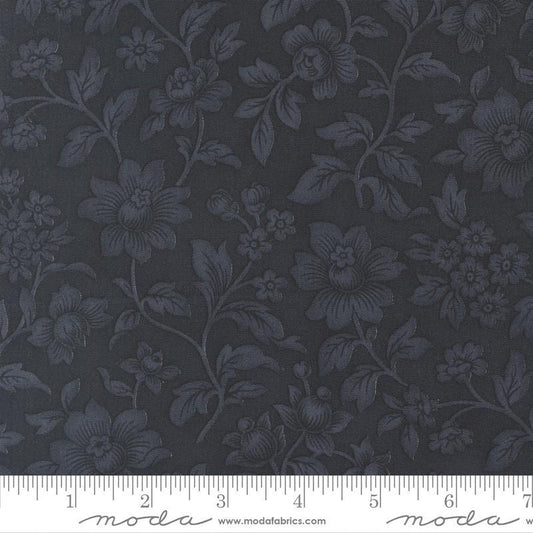 2yd 24" End of Bolt - Ambiance WIDEBACK 108037 Midnight - Moda Fabrics - 108" - Floral Flowers - Quilting Cotton Fabric