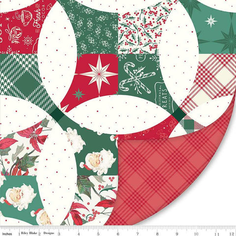 Double Lush Velvet Merry Little Christmas LV16801 - Riley Blake Designs - Double Sided Plush - No Fray Edge - Polyester