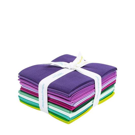 SALE Confetti Cottons Purple Vibrations Fat Quarter Bundle 12-Piece - Riley Blake -  Precut - Quilting Cotton Fabric