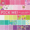 SALE Pick Me Charm Pack 5" Stacker Bundle 22490PP - Moda Fabrics - 42-Piece Precut  - Floral - Quilting Cotton Fabric