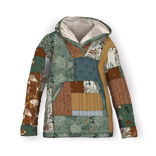 SALE Dancing Daisies Quilted Hoodie PATTERN - Casey Cometti - Riley Blake - INSTRUCTIONS Only
