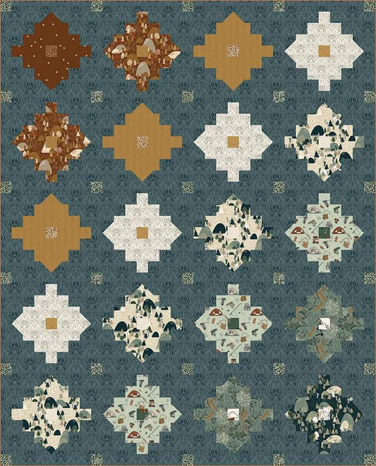 DEAL Reflection Quilt PATTERN P191 - Casey Cometti - Riley Blake Designs - INSTRUCTIONS Only - Fat Quarter Friendly