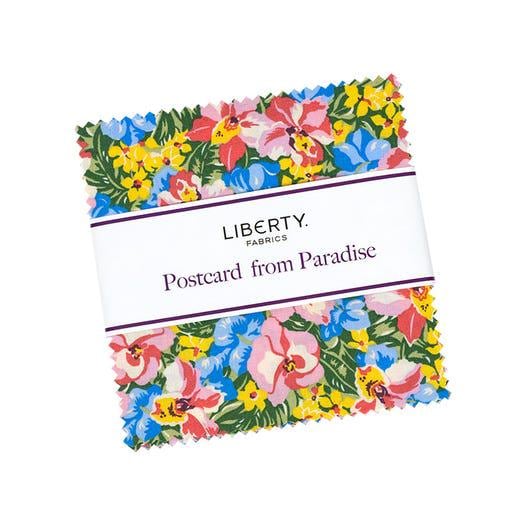 Postcard From Paradise Charm Pack 5" Stacker Bundle - Riley Blake Designs - 42 piece Pre cut - Quilting Cotton Fabric