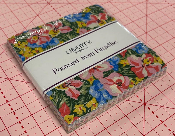 Postcard From Paradise Charm Pack 5" Stacker Bundle - Riley Blake Designs - 42 piece Pre cut - Quilting Cotton Fabric