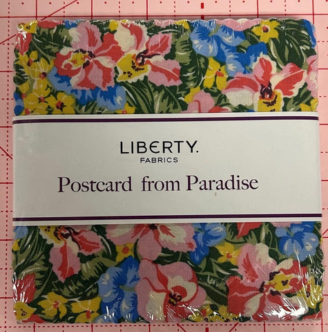Postcard From Paradise Charm Pack 5" Stacker Bundle - Riley Blake Designs - 42 piece Pre cut - Quilting Cotton Fabric