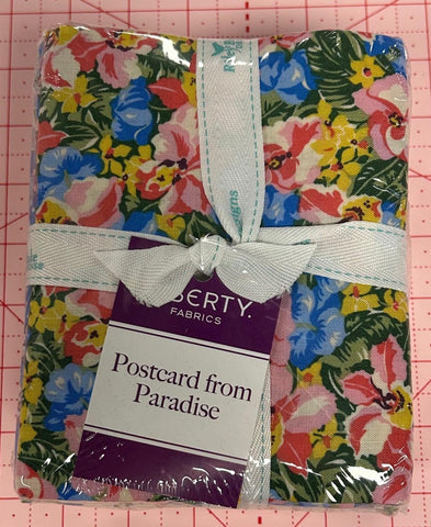Postcard From Paradise Fat Quarter Bundle 15 pieces - Riley Blake Designs - Pre cut Precut - Quilting Cotton Fabric