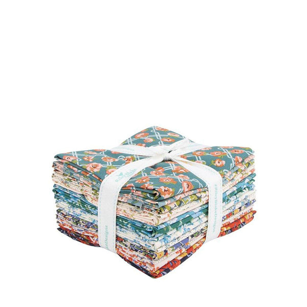 Floral Nostalgia Quarter Bundle 15 pieces - Riley Blake - Pre cut Precut - Liberty Fabrics - Quilting Cotton Fabric