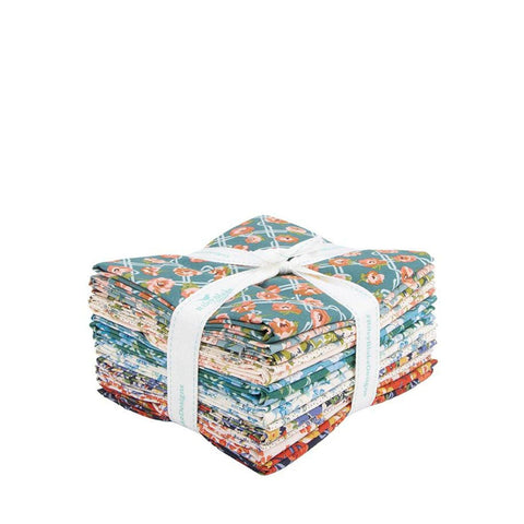 Floral Nostalgia Quarter Bundle 15 pieces - Riley Blake - Pre cut Precut - Liberty Fabrics - Quilting Cotton Fabric