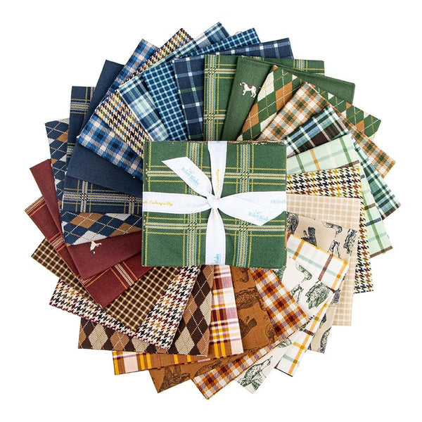 SALE Plaid-Venture Club Fat Quarter Bundle 27 pieces FQ-17040-27 - Riley Blake Designs - Pre cut Precut - Quilting Cotton Fabric
