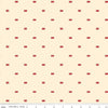 Image of Thomas & Friends™ 80th Anniversary Train Dots Cream quilting cotton fabric by Riley Blake Official Licensed Product for Riley Blake Designs. Features trains on a cream background. Cute Little Fabric Shop