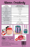 SALE Athena Crossbody Bag PATTERN P234 - Knot & Thread Design - Riley Blake Design - INSTRUCTIONS Only - Fat Quarter Friendly