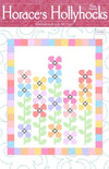 SALE Horace's Hollyhocks Quilt PATTERN P180 - Wendy Sheppard - Riley Blake Designs - INSTRUCTIONS Only - Fat Quarter Friendly