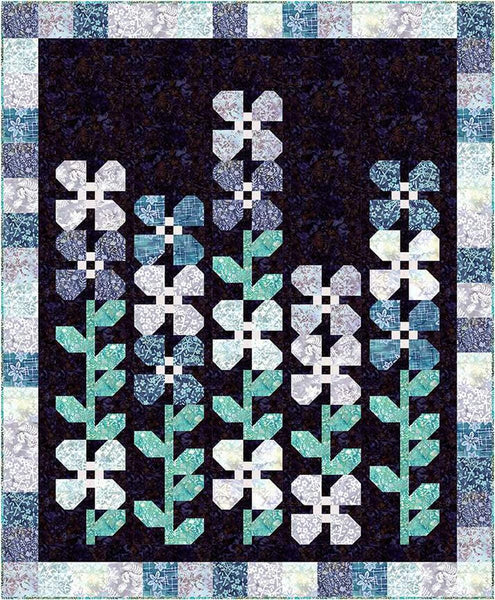 SALE Horace's Hollyhocks Quilt PATTERN P180 by Wendy Sheppard - Riley Blake Designs - INSTRUCTIONS Only - Fat Quarter Friendly
