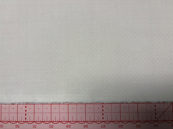 Quilting Illusions Dots 22083 White Z - by QT Fabrics - Dot Circles Spots - Quilting Cotton Fabric