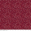Image of Love You Always XOs Burgundy quilting cotton fabric by Sandy Gervais for Riley Blake Designs. Features hugs and kisses on a red background. Cute Little Fabric Shop